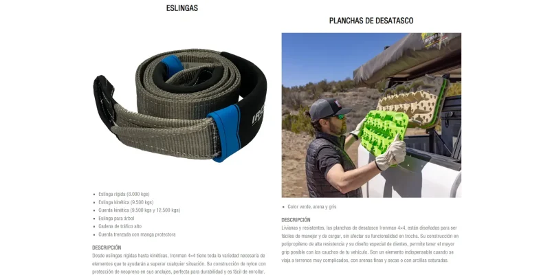 Desarrollo de sitio web corporativo con integración de tienda online para repuestos