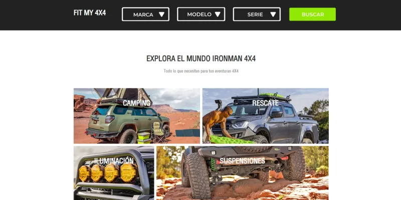 Desarrollo web corporativo para tienda de repuestos y accesorios de vehículos