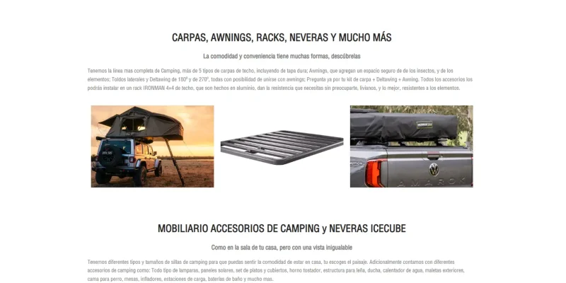 Diseño UX-UI para empresa automotriz especializada en repuestos y accesorios