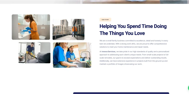 Diseño web corporativo enfocado en la experiencia del usuario y navegación intuitiva