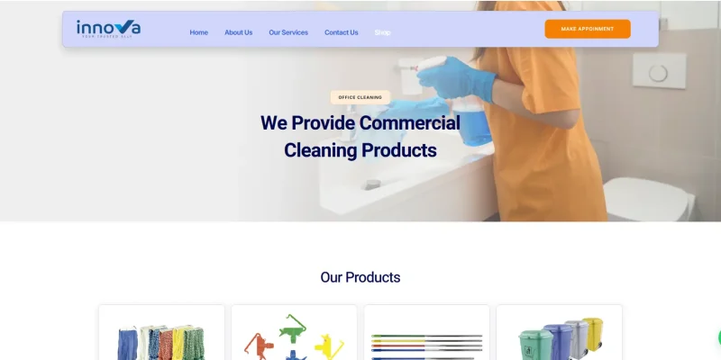 Diseño web corporativo que refleja la identidad profesional de Innovaservices Group