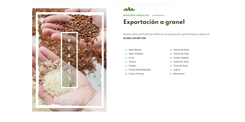 alimentos a granel internacionales 2